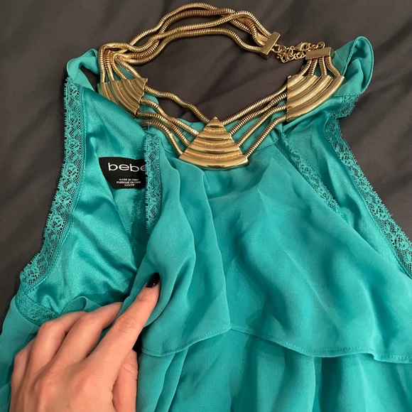 Bebe maxi banquet dress. Size XXS. - Picture 3 of 6